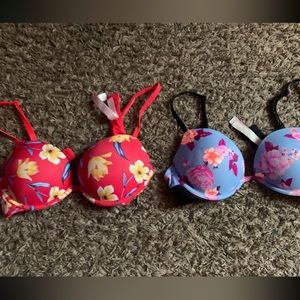 BOGO Bundle: 2 PINK Super Push Up Bras